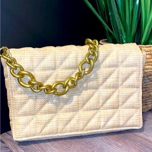 Quilted Chain strap zara shoulder bag
